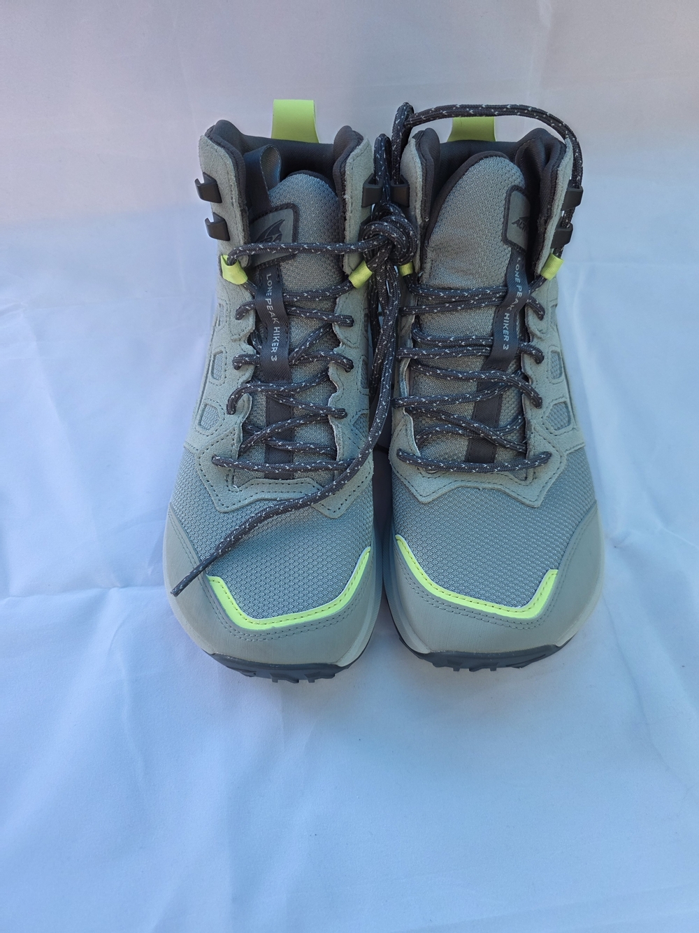 Altra Women's Gray and Neon Yellow Athletic Trail Shoes